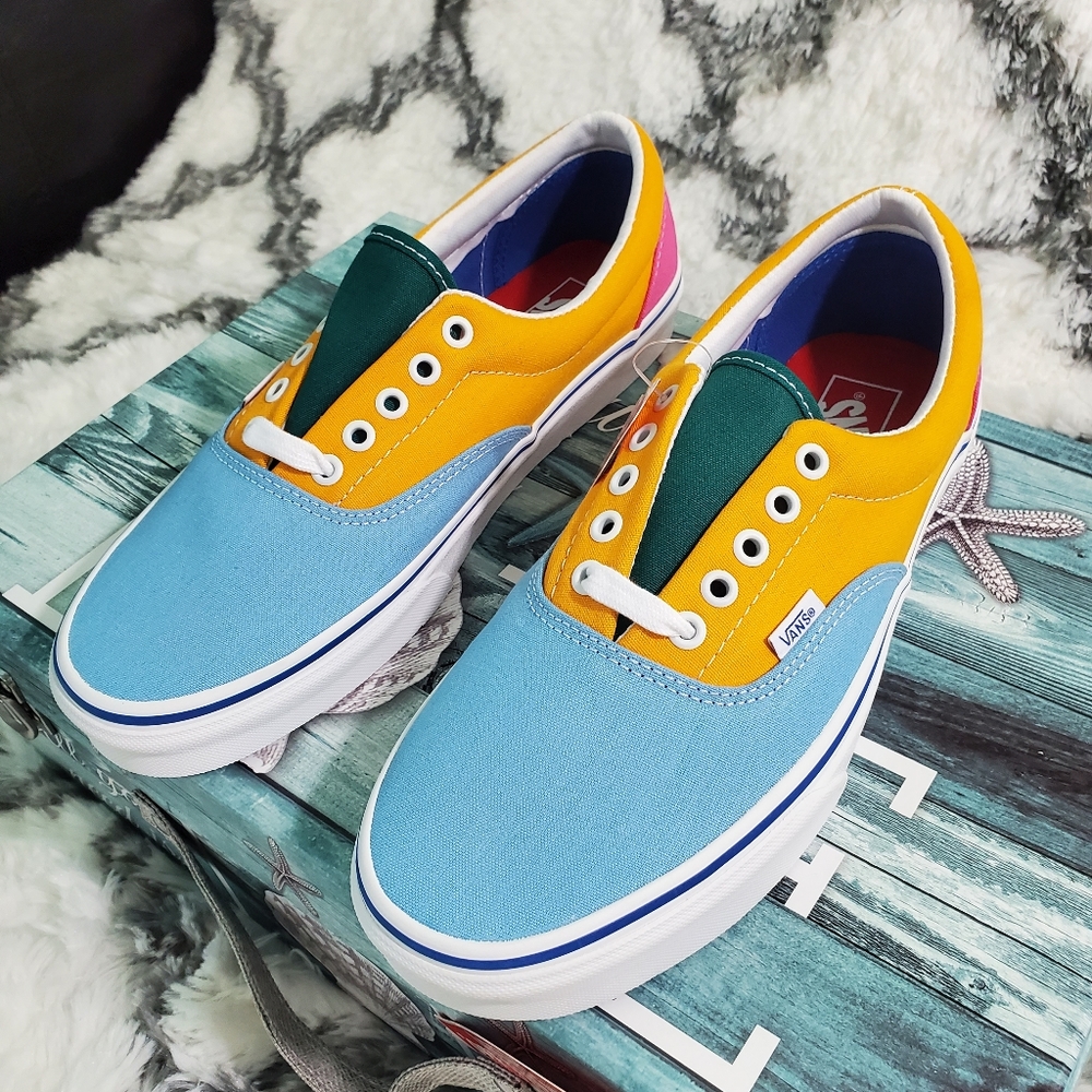 Vans men era canvas multi bright color